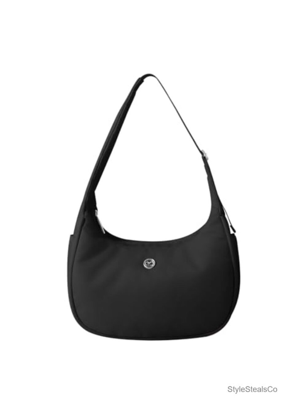 Babysun Nylon Crescent Shoulder Bag Mini Underarm Purse Small Tote